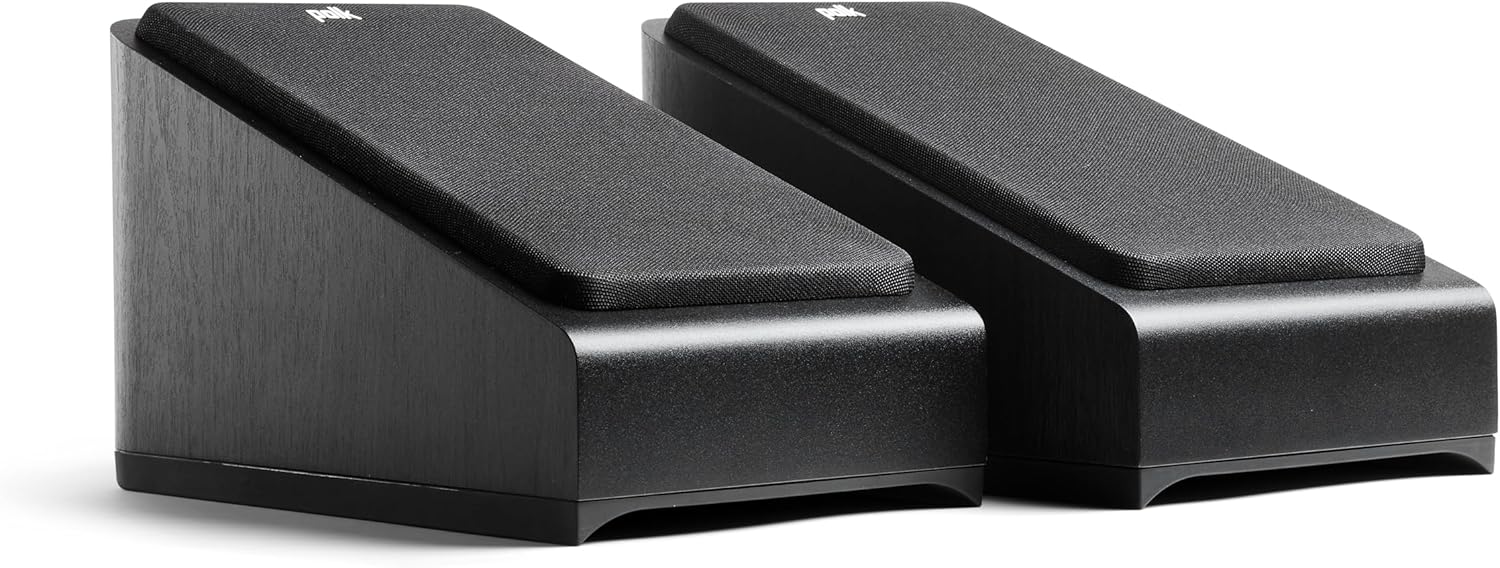 Polk Signature Elite ES90 Height Module Speaker (Pair) for Immersive Overhead Sound, Terylene Dome Tweeter, Mica-Fortified Polypropylene Midrange Woofer, Dolby Atmos, DTS:X, & IMAX Enhanced, Black