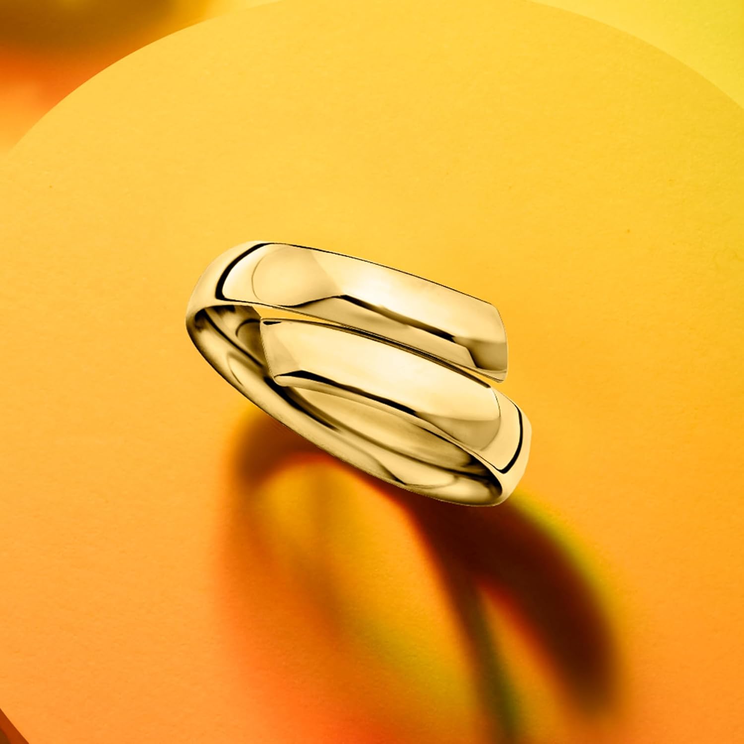 Ross-Simons Italian 18kt Yellow Gold Bypass Ring