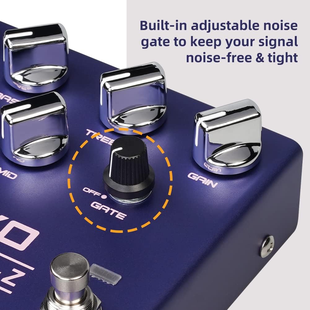 JOYO R-18 High Gain Amp Sim Pedal and R-20 Dual Crunch Pure Analog Overdrive Pedal