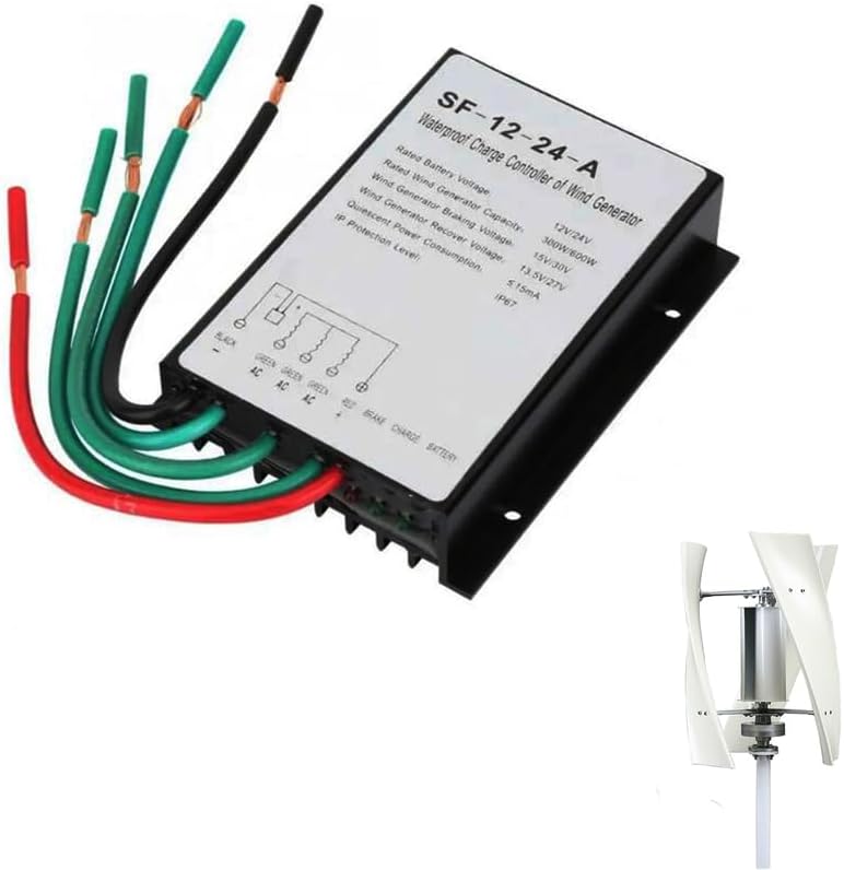 12000W DC 12V/24V/48V Wind Turbines Generator Charge Controller, Waterproof Battery Charge Controller Regulator(10A-40A)