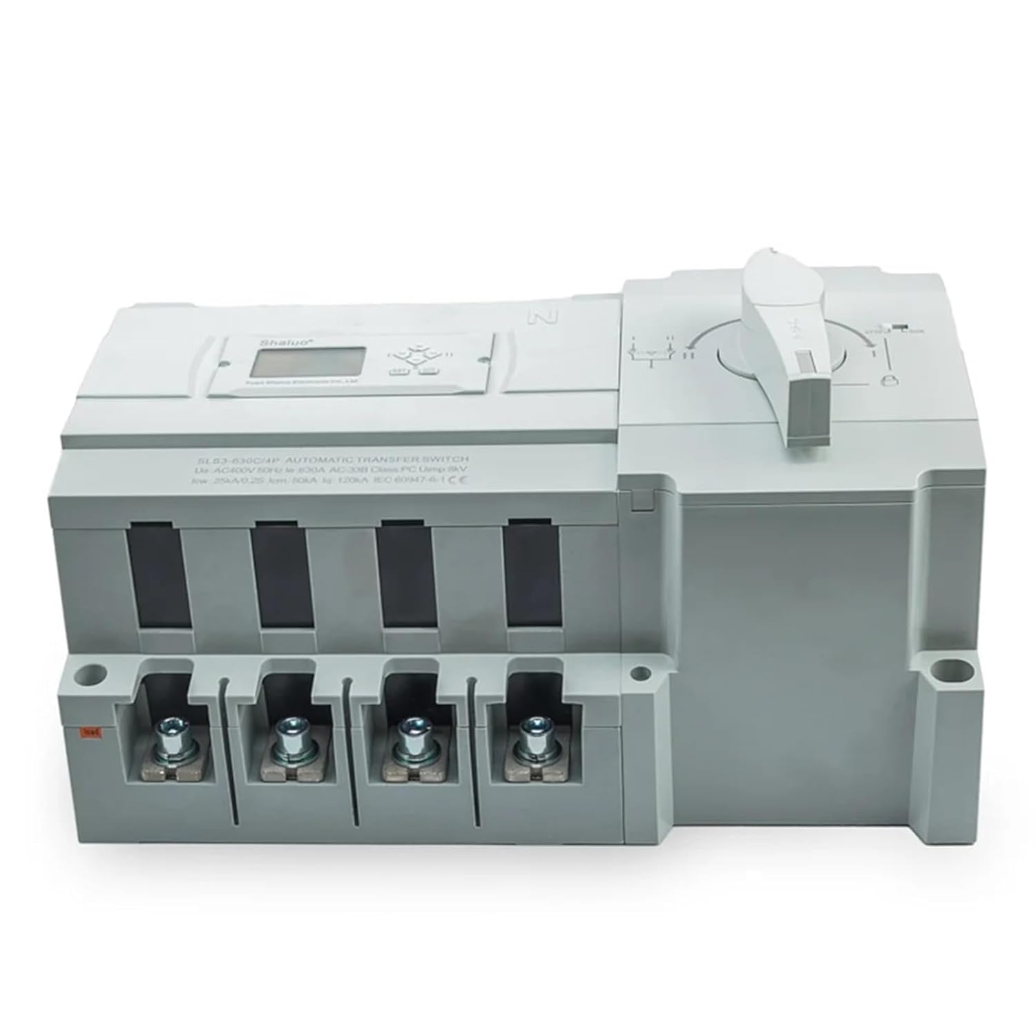 C Type ATS Dual Power Automatic Transfer Switch AC220V Diesel Generator Controller Auto Changeover Switch Converter (Color : 400A to 630A C Type)