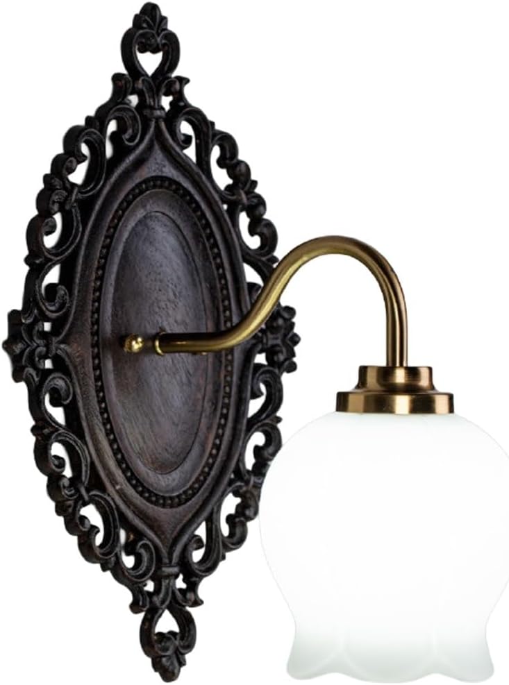 Wall Sconce Lighting Fixture Candle Wall Light Crystal Wall Lamp Iron Faux Pearl Double Arm Indoor Wall Mount for Living Room Hallway E14 Base Decorative Home Lighting Accent Style Indoors