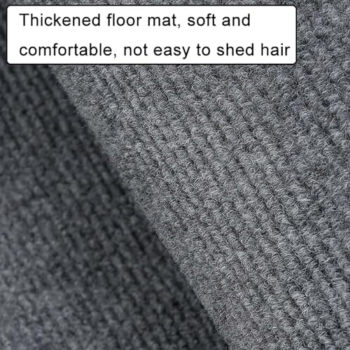 Soundproof Carpet Household Sound-Absorbing and Shock-Absorbing Pad Floor Thickening Fitness Piano Drum Noise Reduction Mat(Beige Brown,90x300cm/35.4x118.1in)