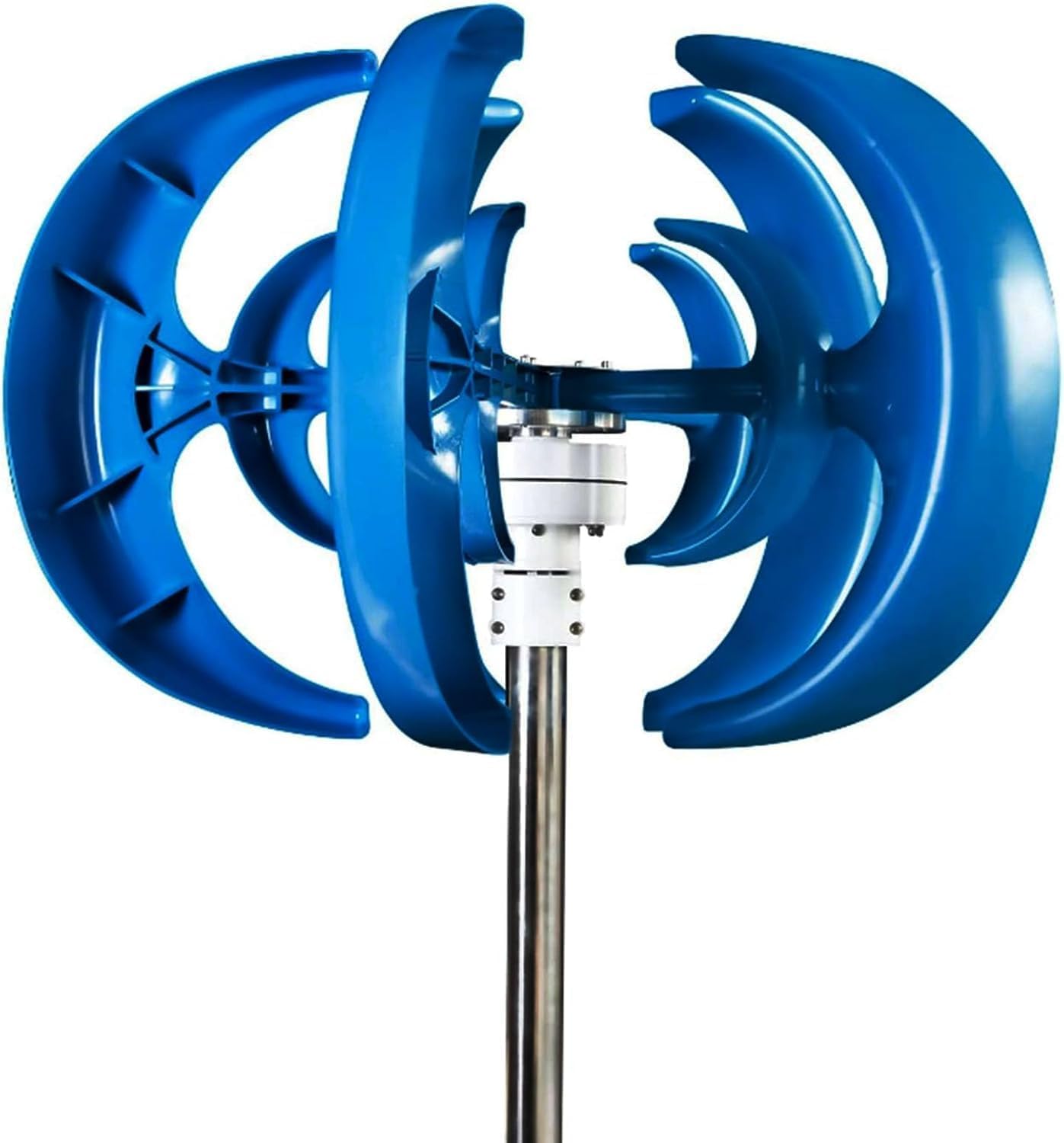 9000W Wind Turbine Generator, Vertical Axis 5 Blades Outdoor Windmill Kit with MPPT Controller for Home Use Vertical Axis