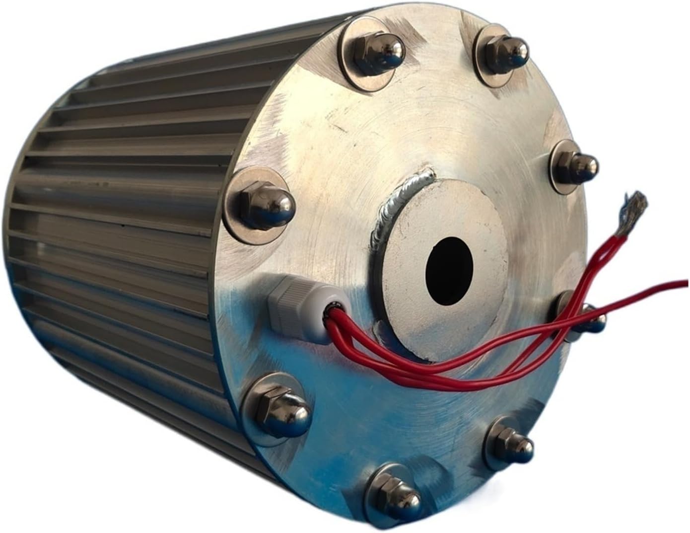 Wind Turbine Generator, 10KW 20KW 30KW Low RPM Big Wind Turbine Generator 48V 96V Free Energy Generator Alternative Energy Permanent Magnet for Marine, RV, Home(96V,with Base_30KW)