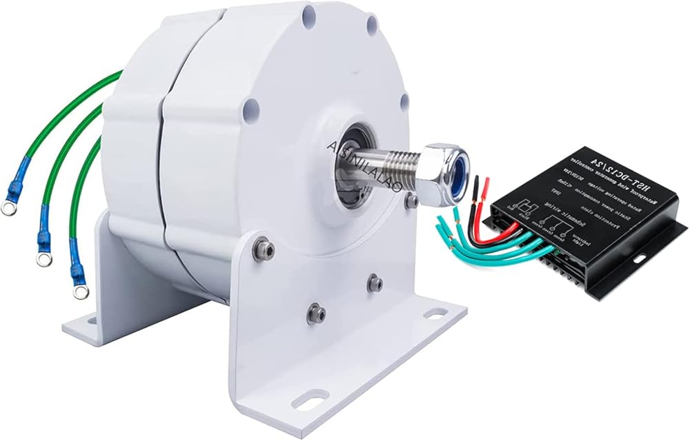 Low Speed12v 24V 48V Gearless Permanent Magnet Generator Turbine, 10000W Small Permanent Magnet Generator for Water Conservancy and Wind Power