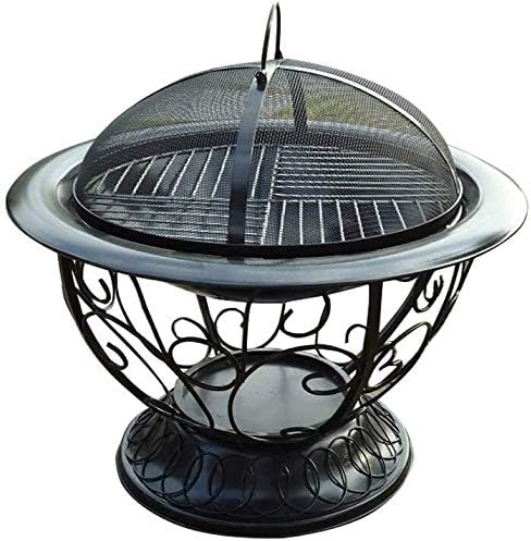 Fire Pits Outdoor Wood Burning 22 Inch Outdoor Round Fire Pit -rd Patio Garden Stove Bonfire Wood Burning Firepit