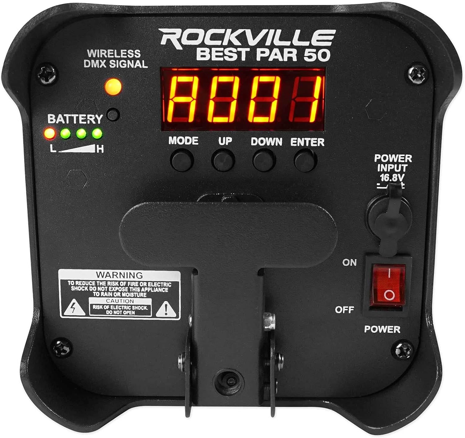 Rockville Best PAR 50 Bundle: (8) Rechargeable par can wash Lights with Wireless DMX RGBWA UV, ROCKFORCE W4 384 Channel DMX Lighting Controller with MIDI, 9-Items