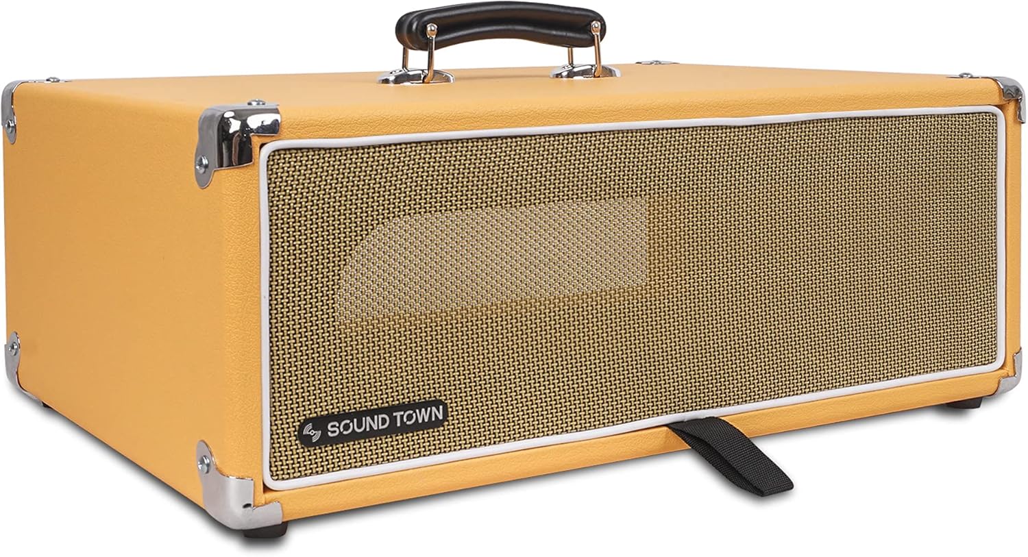 Sound Town Vintage 3U Amp Rack Case, 12.5