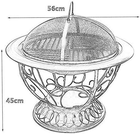 Fire Pits Outdoor Wood Burning 22 Inch Outdoor Round Fire Pit -rd Patio Garden Stove Bonfire Wood Burning Firepit