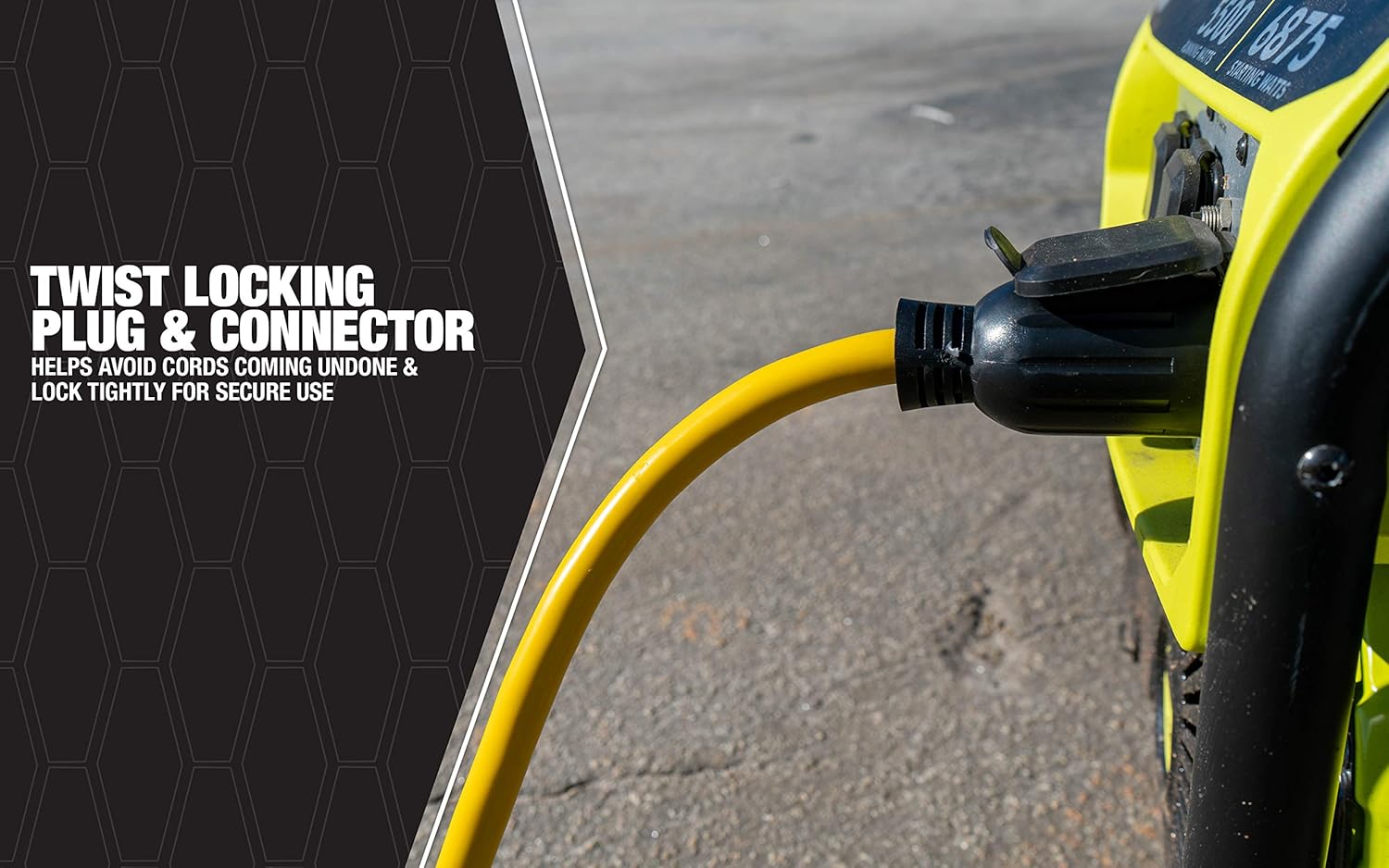 Southwire 10/4 50' STW 30A Generator Cord, L14-30P/R