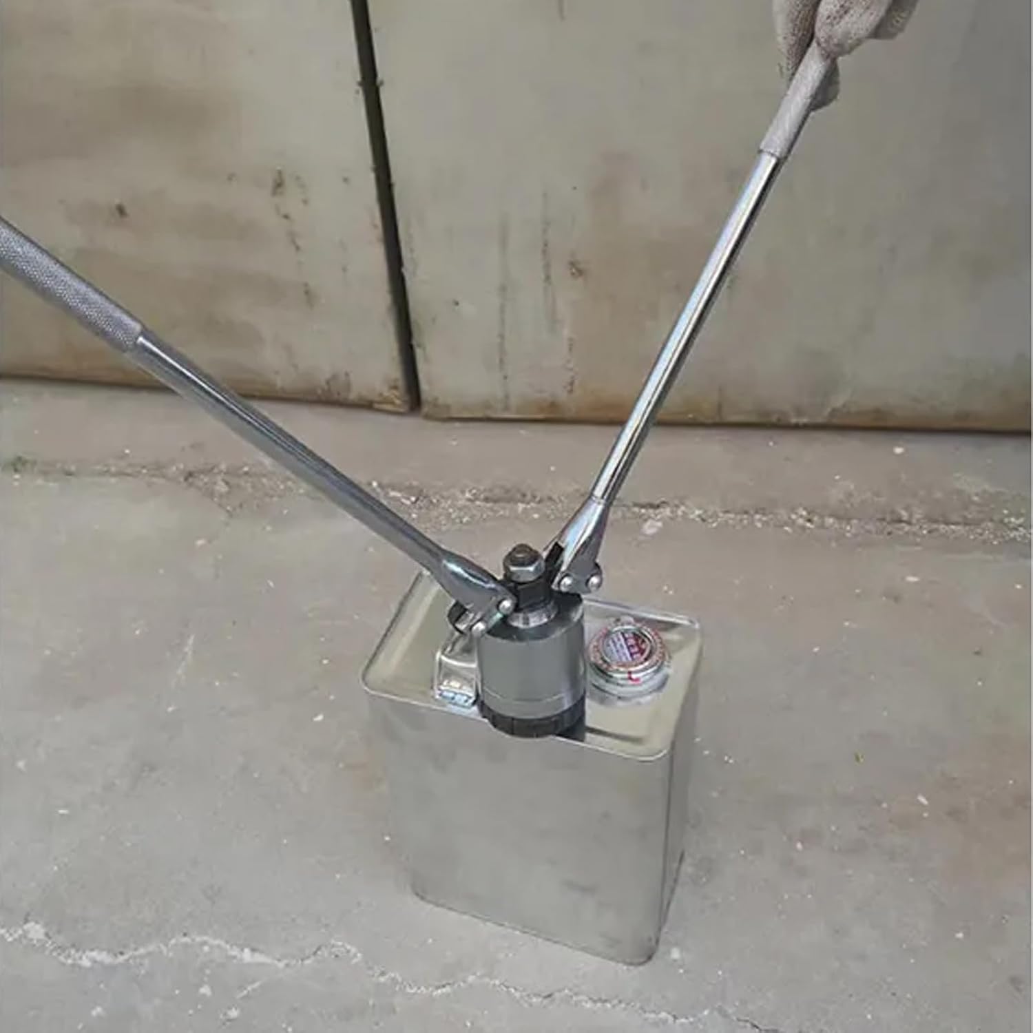 Manual Oil Barrel Sealing Machine, 200L Oil Drum Cover Crimping Tool, 35&70mm Crimper Sealer, Oil Iron Drum Lid Sealing Plier,35mm+70mm