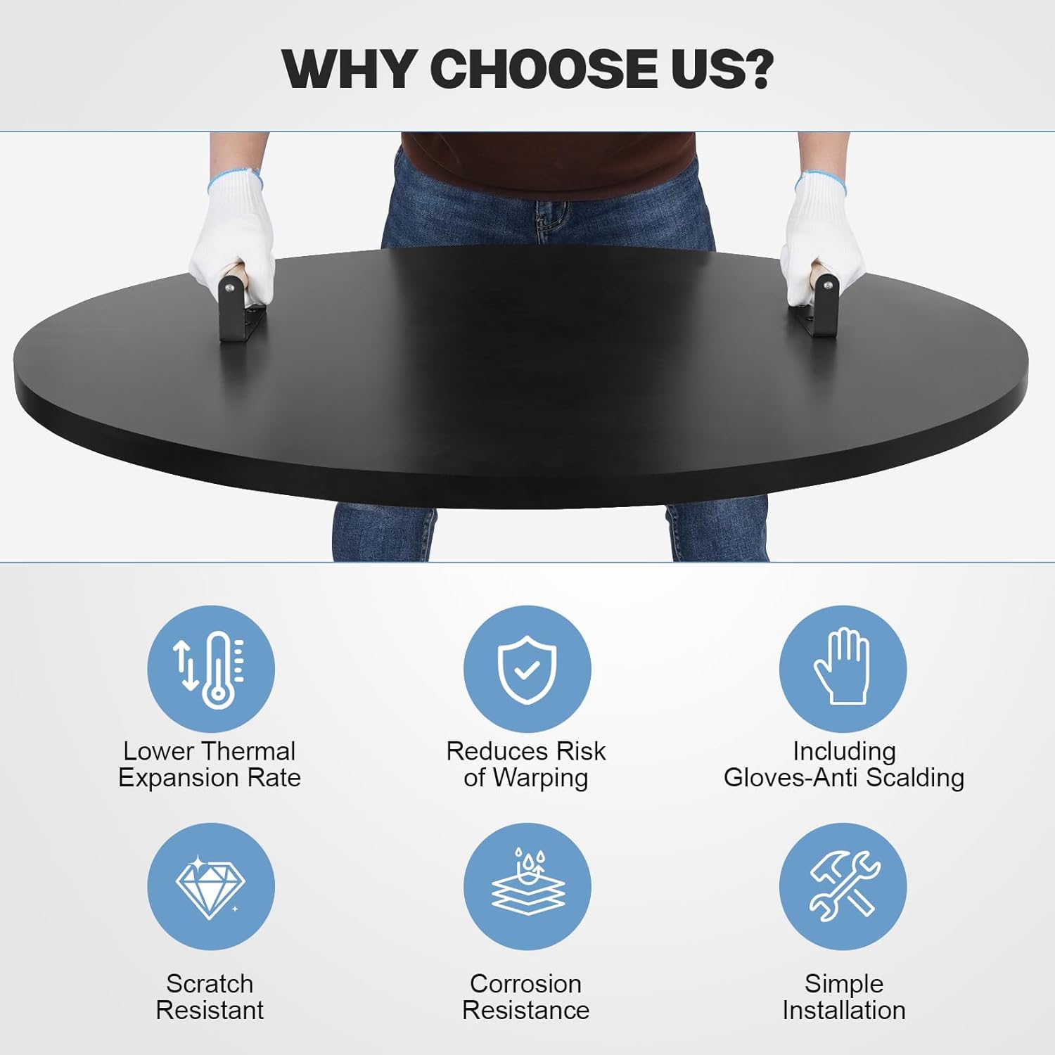 Fire Pit Lid Cover Round - 38