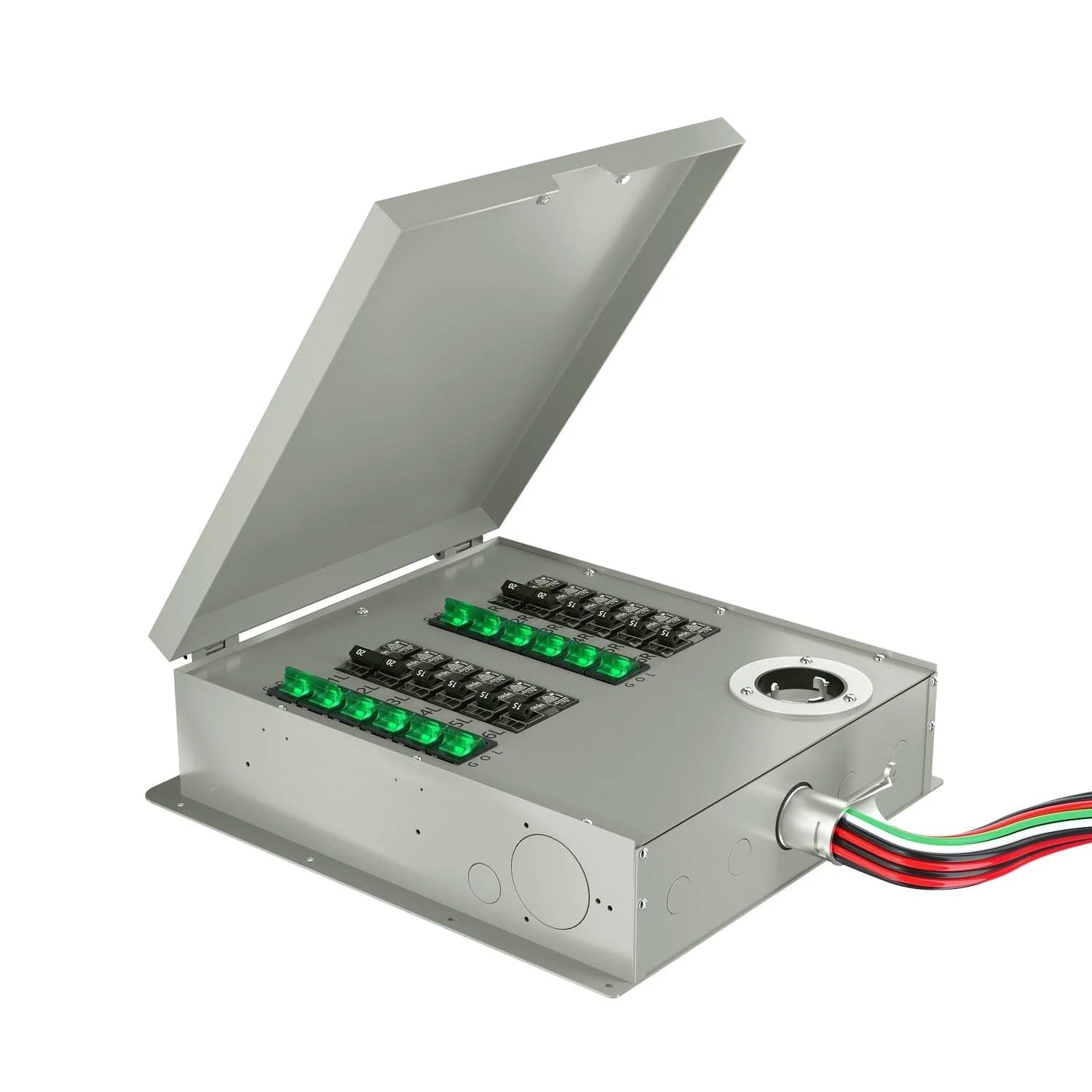 Nature's Generator Transfer Switch12-Circuits 120/240V 50A Non-Automatic UL Power Transfer Kit (Indoor)