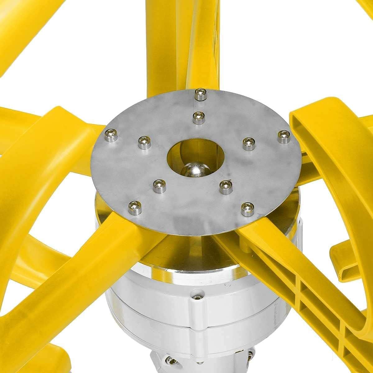 Horizontal Home Wind Turbines,Wind Generator Power Windmill Energy Turbines Charge 5 Blades 12/24V Max 4000W for Home Camping