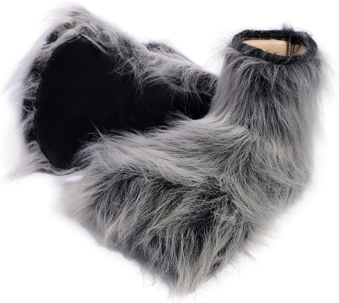 TCDesignerProducts Gray Wolf Mascot Costume - Quick Ship, School Spirit Sports Fan Gear, Football Cheerleader Accessories, Homecoming