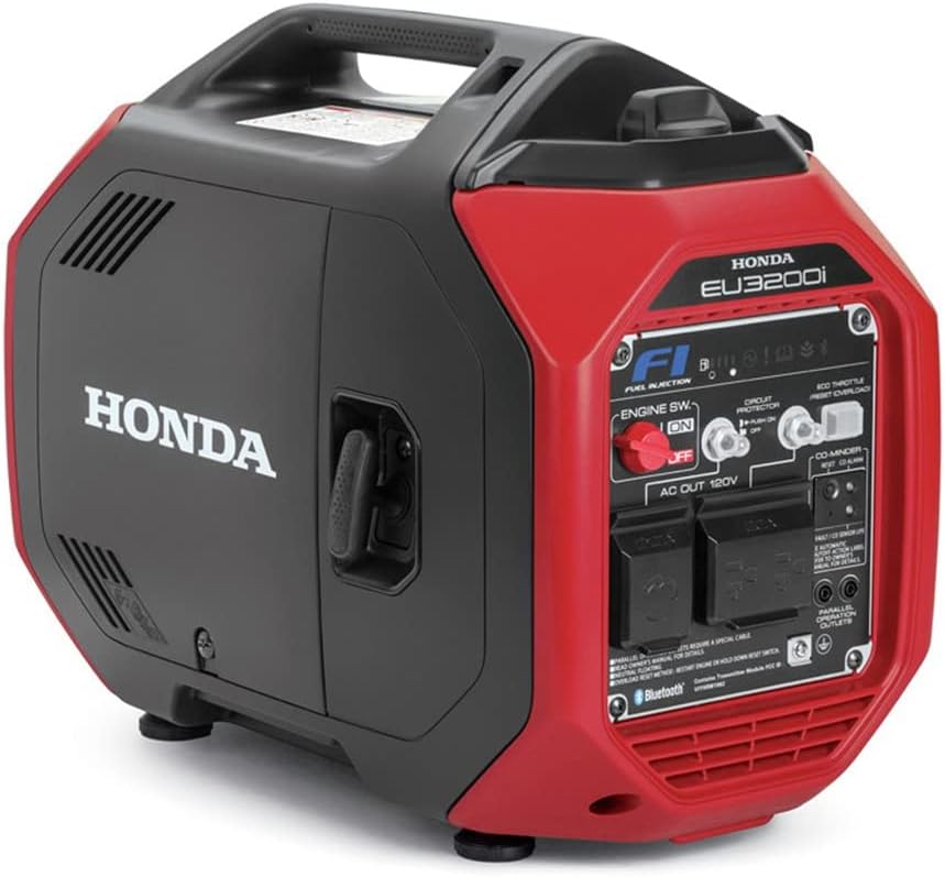 Honda 668890 EU3200IAN 3200 Watt Bluetooth Portable Inverter Generator with CO-MINDER-50-State