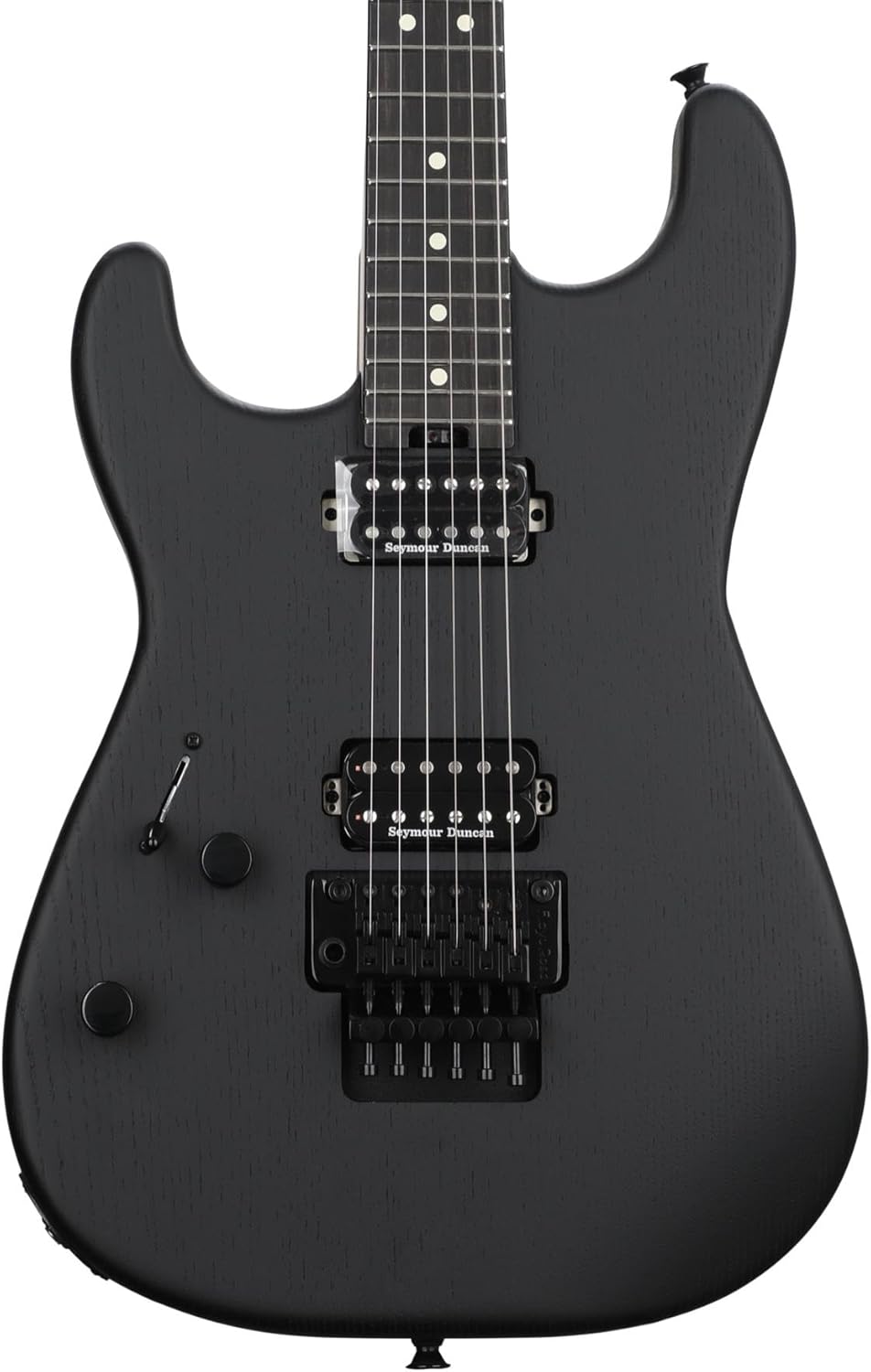 Charvel Pro-Mod San Dimas Style 1 HH FR Sassafras Left-handed Electric Guitar - Satin Black