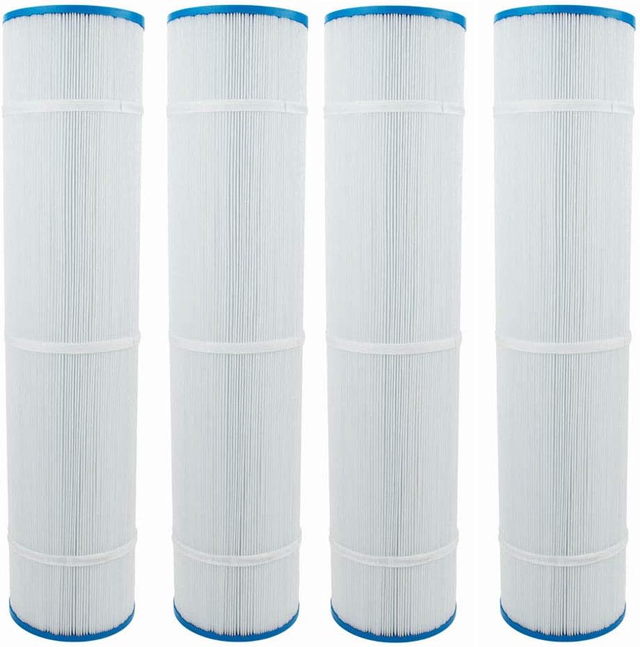 Clear Choice Pool Spa Filter 7.00 Dia x 26.00 in Cartridge Replacement for Filbur FC-0695 Baleen AK-6058, [4-Pack]