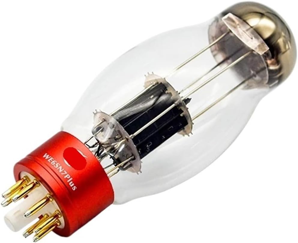 2023 WE6SN7 Plus 6SN7 Vacuum Tube Precision Matching Tube Replaces CV181 6H8C 6N8P 6SN7 Amplifier Tube(4 PCS Matched)