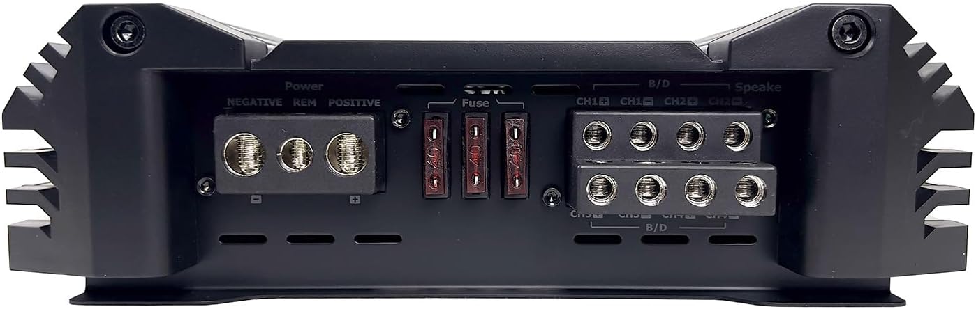 Orion XTR Series XTR1000.4 High Power Class A/B 4-Channel Amplifier - 1000W RMS, 2/4 Ohm Stable, High/Low Pass Crossover, Bass Boost Control, MOSFET Power Supply, Bass Knob Included, Made in Korea