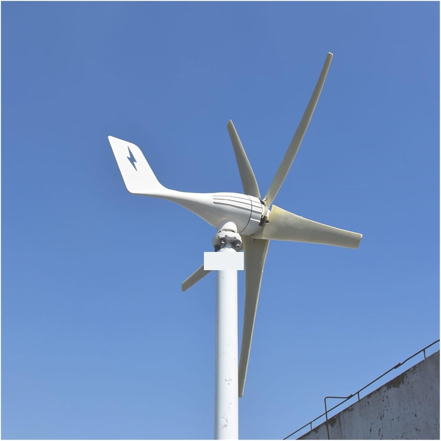 7000W 12V 24V 48V Windmills Generator Horizontal Wind Turbine System Power Plant Battery with Charge Hybrid Controller Inverter Low Starting Speed for Home(Wind Turbine only,48V_3000W)