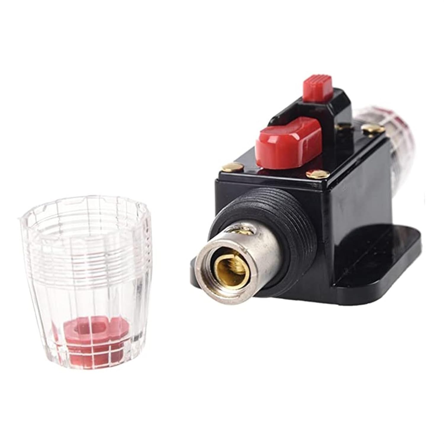 10PCS 12V 24V DC Car Truck Audio Stereo Amplifier Circuit Breaker Automatic Reset Fuse Holder Switch 20A~150A (Size : 60A)