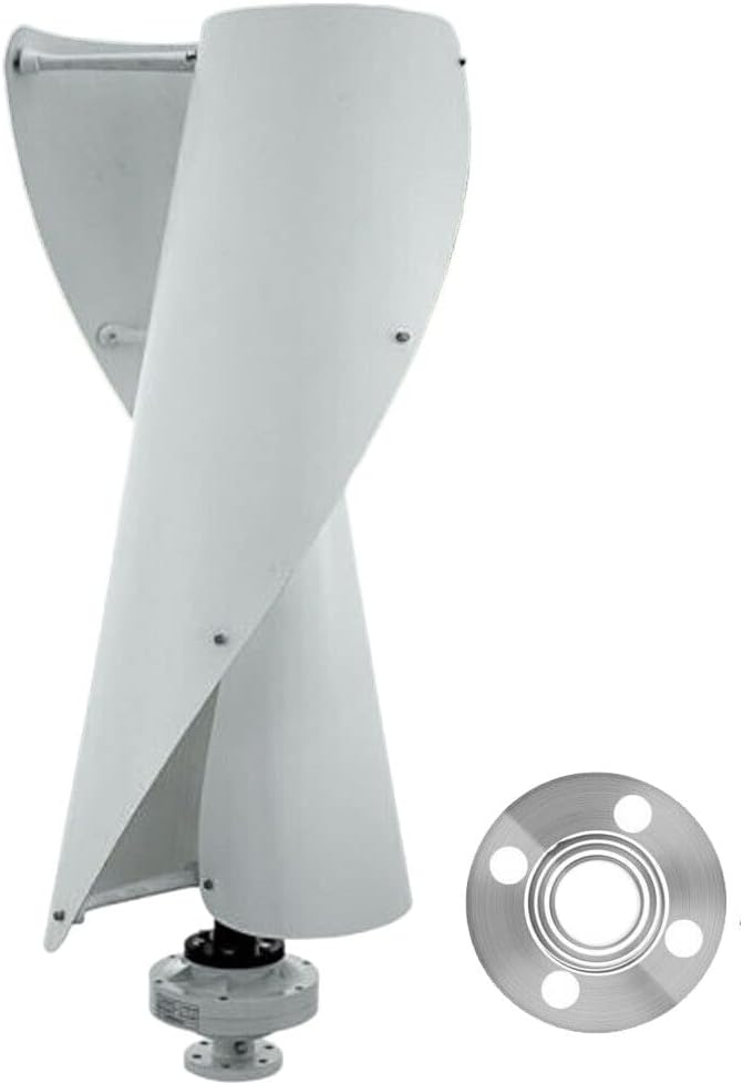 Wind Turbine Generator Kit, 12V/24V 400W Vertical Helix Wind Power Turbine Generator Kit for Household Hybrid Solar Wind System for Hybrid Solar Wind System(12V)