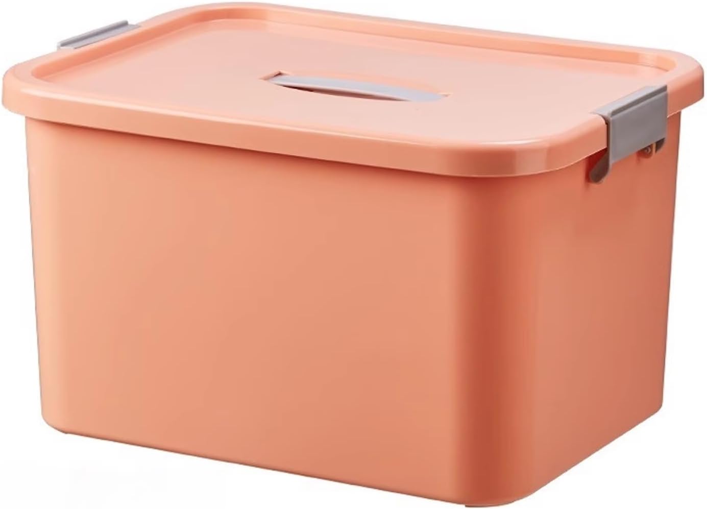 Plastic Storage box With lid Very Practical With lid and Handle Multi functional Home Storage Solution Outdoor Storages Deck box Outdoor Storages Deck box(Orange,XX-Large)