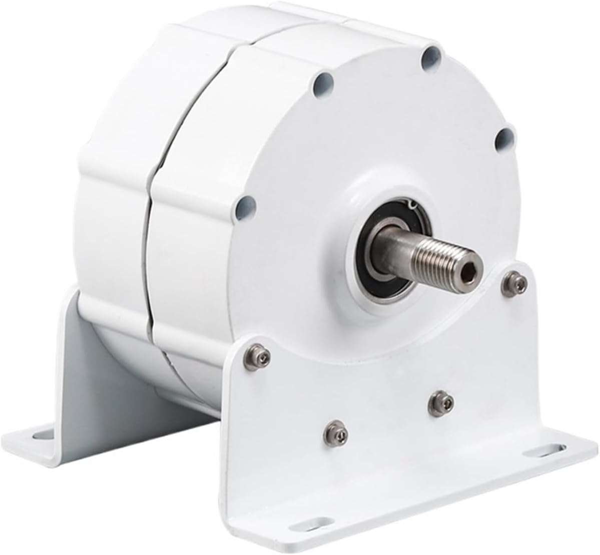 Wind Turbines, Arless Permanent Magnet Nerator 5KW Electric Nerator for Windmill Dynamo Water Turbine 5000W 12V 24V 48V for Home Use(WB,Double Shaft_12V_5KW)