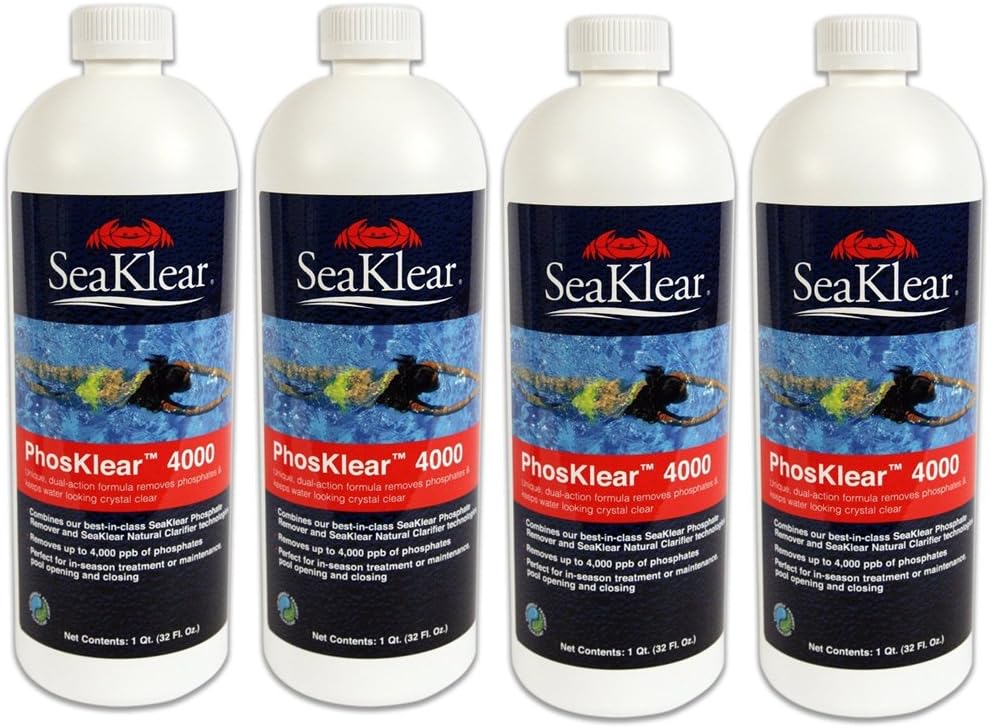 SeaKlear PhosKlear 4000 Natural Clarifier - 4 x 1 Qt.