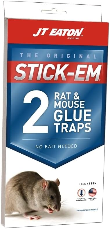 Eaton J T 155N 2-Pack Rat & Mouse Glue Trap - Quantity 12
