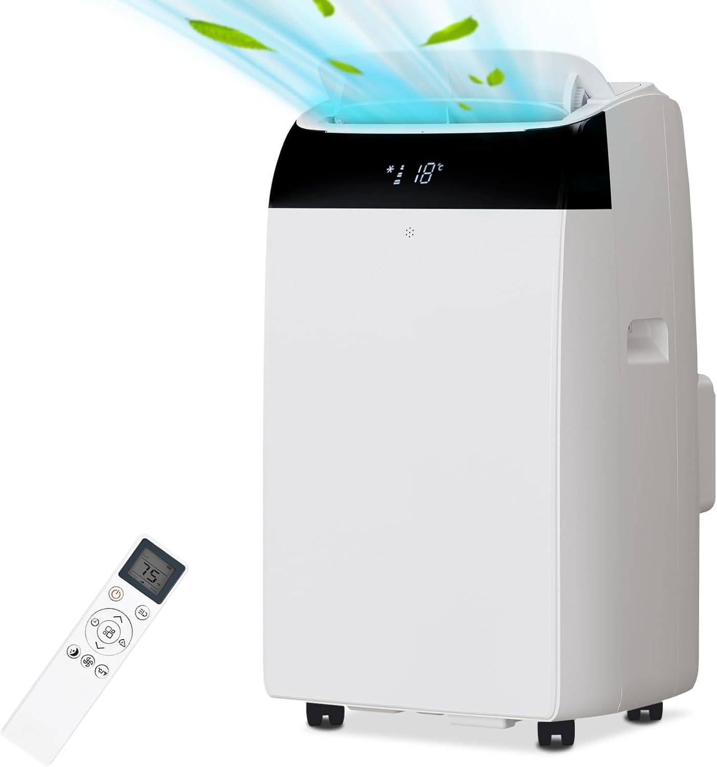 Portable Air Conditioner, 14000 BTU Air Conditioner with Remote Control,Quiet AC Unit with Cool, Dehumidifier & Fan Mode, 24 Hour Timer, Room Cooling Up to 700 sq ft