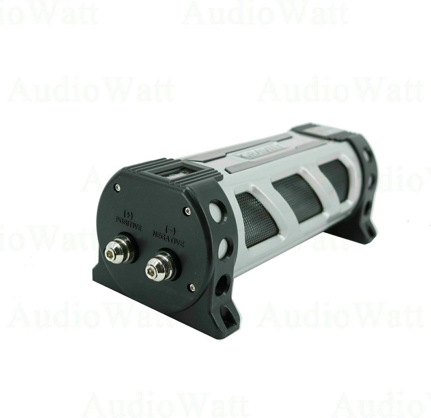 Gravity GR5.0 Car Audio Battery Stiffening Portable Power 5 Farad Capacitor and Completed 5000 Watts 0 Gauge Amplifier Installation Wiring Kit Red BGC0XLR