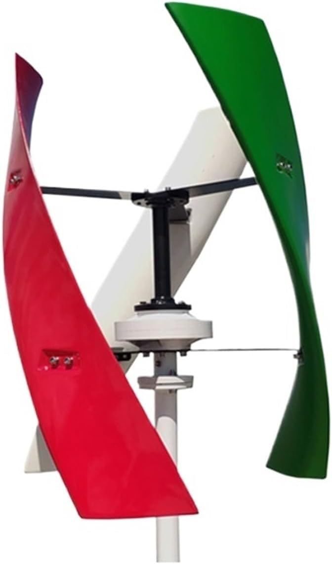 Wind Turbines, Home Farm Low Noise Vertical Wind Turbine Generators 10000W 12V 24V 48V Farm 10KW Small Upright Windmill Low Wind Speed Starting Wind Turbines(Multi-Acc,12V_10KW)