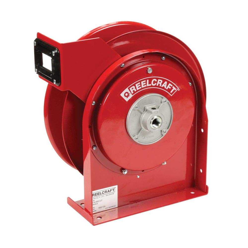 Reelcraft 4400 OLP Premium Duty Spring Retractable Hose Reel, 35' Air/Water Hose Not Included