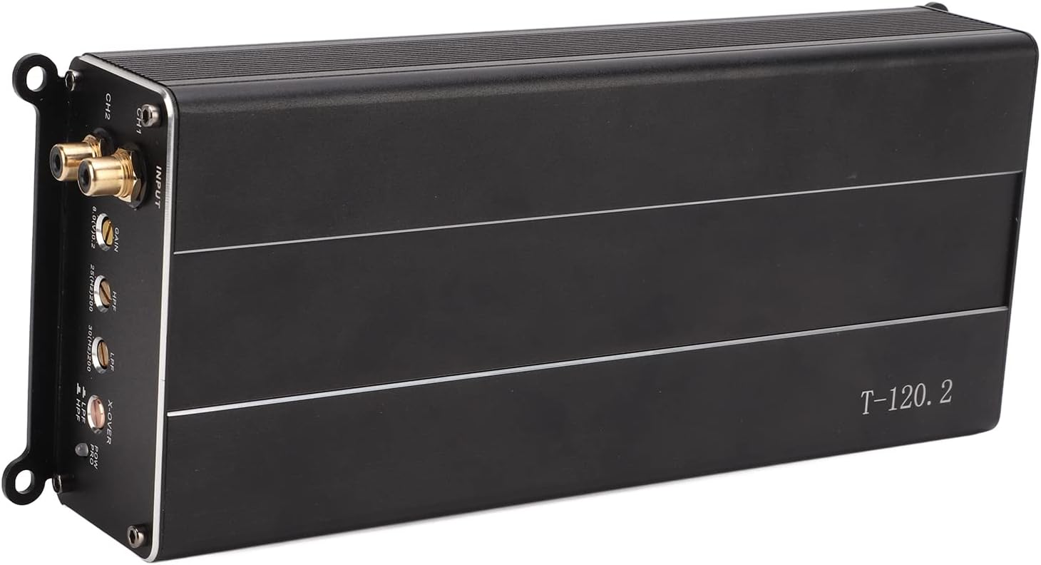 Car Power Amplifier, 2 Channel Audio Amp for Car Speakers, Stereo Signal Booster, Vehicle Sound Amplifier Module
