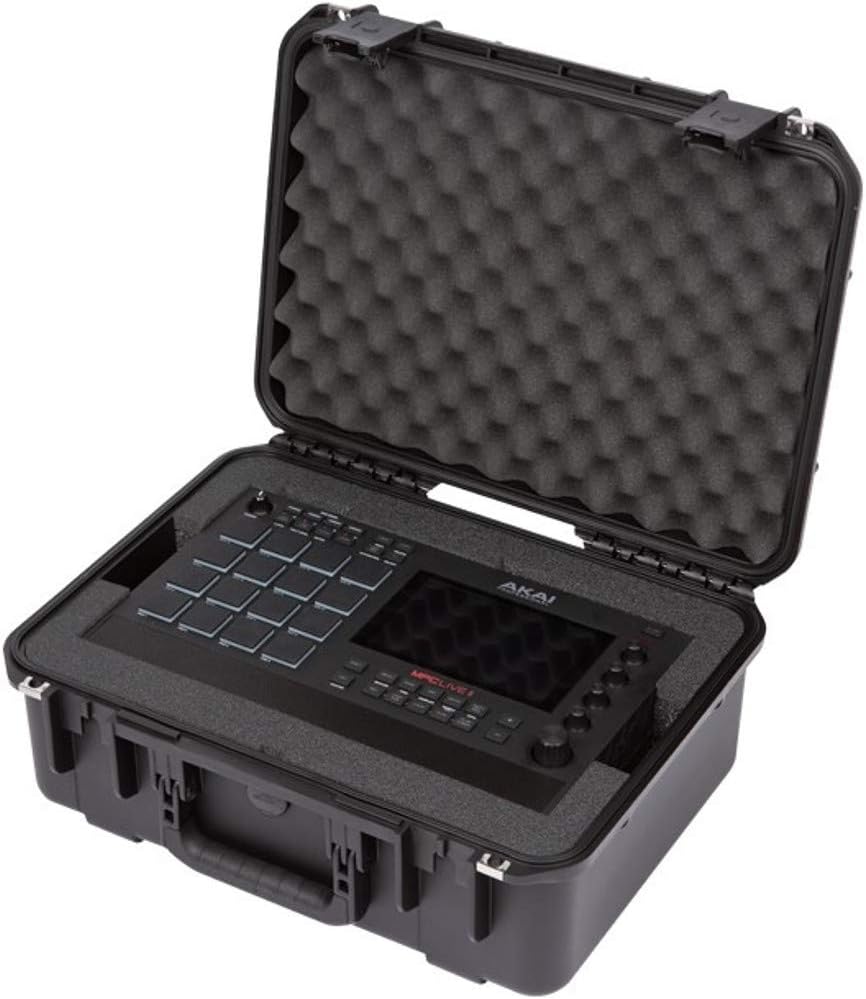 SKB Cases 3i1813-7MPC2 iSeries 1813-7 AKAI MPC Live II Case; Open Compartment for Headphones, Cables, and Other Accessories; Ultra High-strength Polypropylene Copolymer Resin Shell
