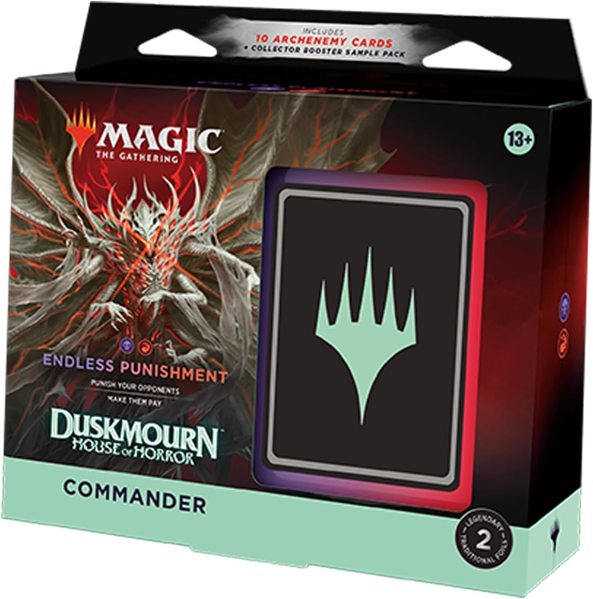 Magic The Gathering Duskmourn House of Horror Commander Deck Endless Punishment Black/RED (SD4)