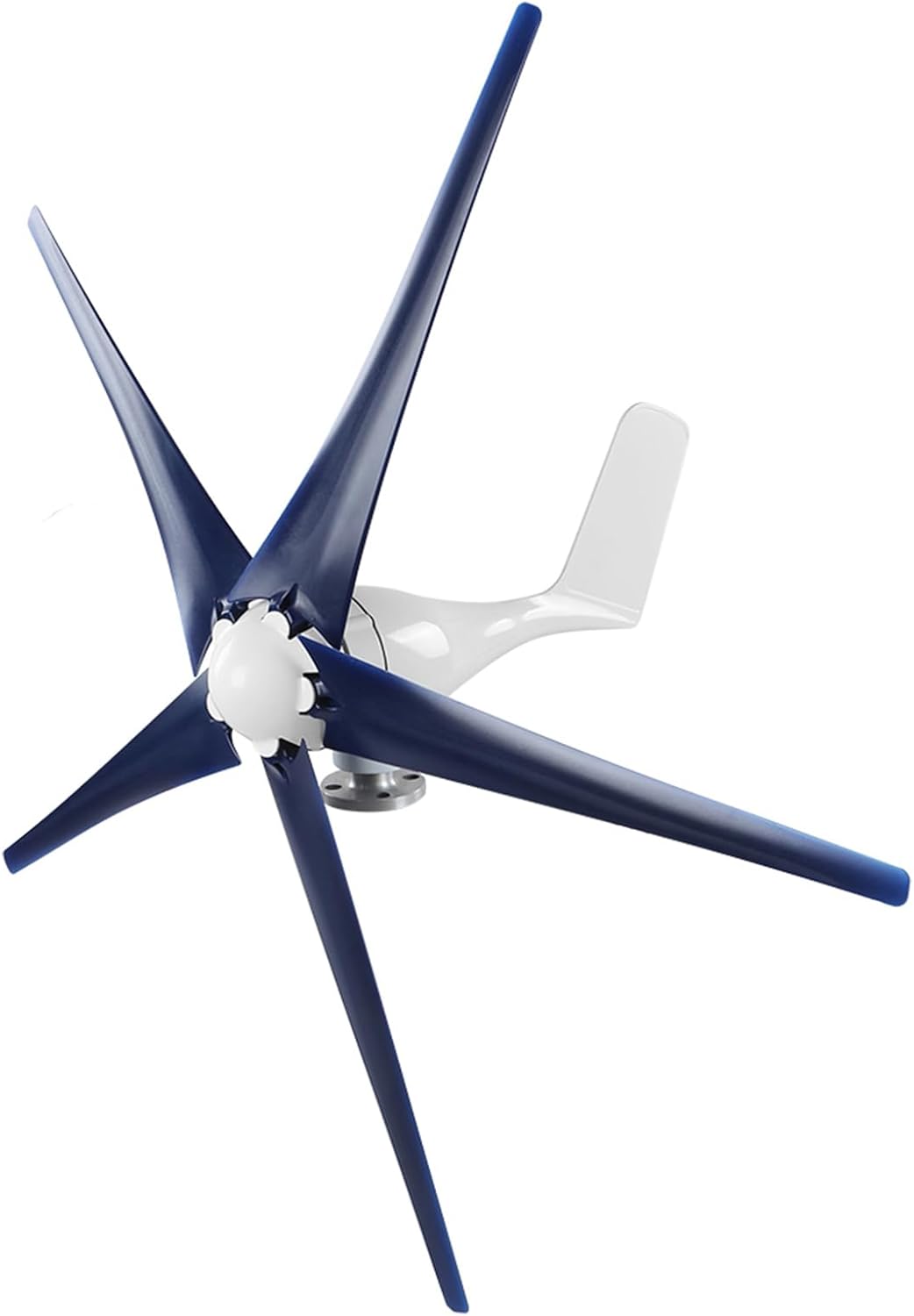 100W Wind Turbine Generator 12V 48V, 5 Blades High Efficiency Power Supply - Durable Alloy Build, Low Noise Operation, Ideal for Home and Mobile Use (24V)