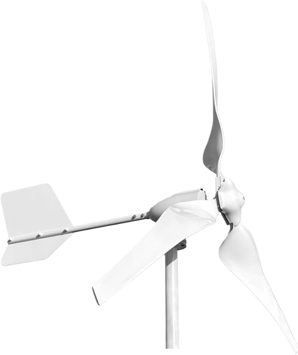 Wind Turbine Generator Kit, Wind Turbine 10000W 10KW High Efficiency Windmill for Home Use 3 Blades Horizontal for Hybrid Solar Wind System(48V)