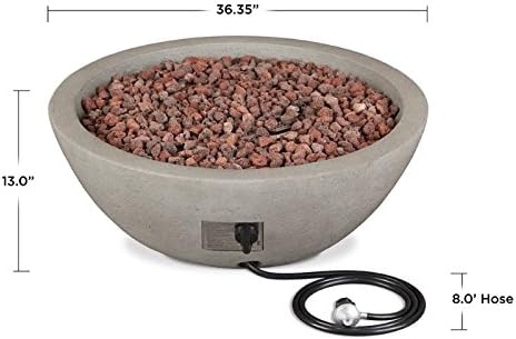 Real Flame Riverside Propane or Natural Gas Fire Pit - 15