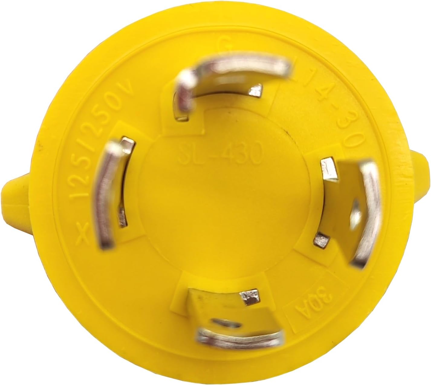 Parkworld Generator 4-Prong 30amp Flat Extension Cord for Transfer Switch and EV Charger, NEMA L14-30P to L14-30R Female with Lighted. (50FT)