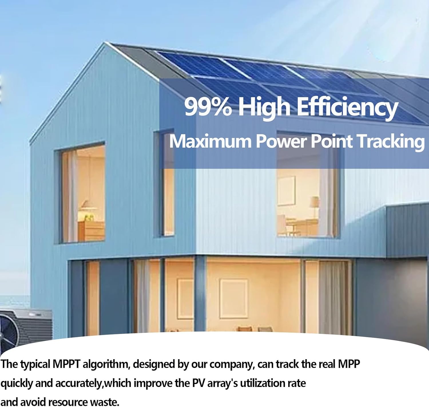 TINGEN 1000W Solar Grid Tie Inverter DC Input 22-65V AC Output Auto Switch 110V or 220V Solar Power Solar Panel or Battery Grid Tie Inverter with LCD Display with Limiter (22-65V)