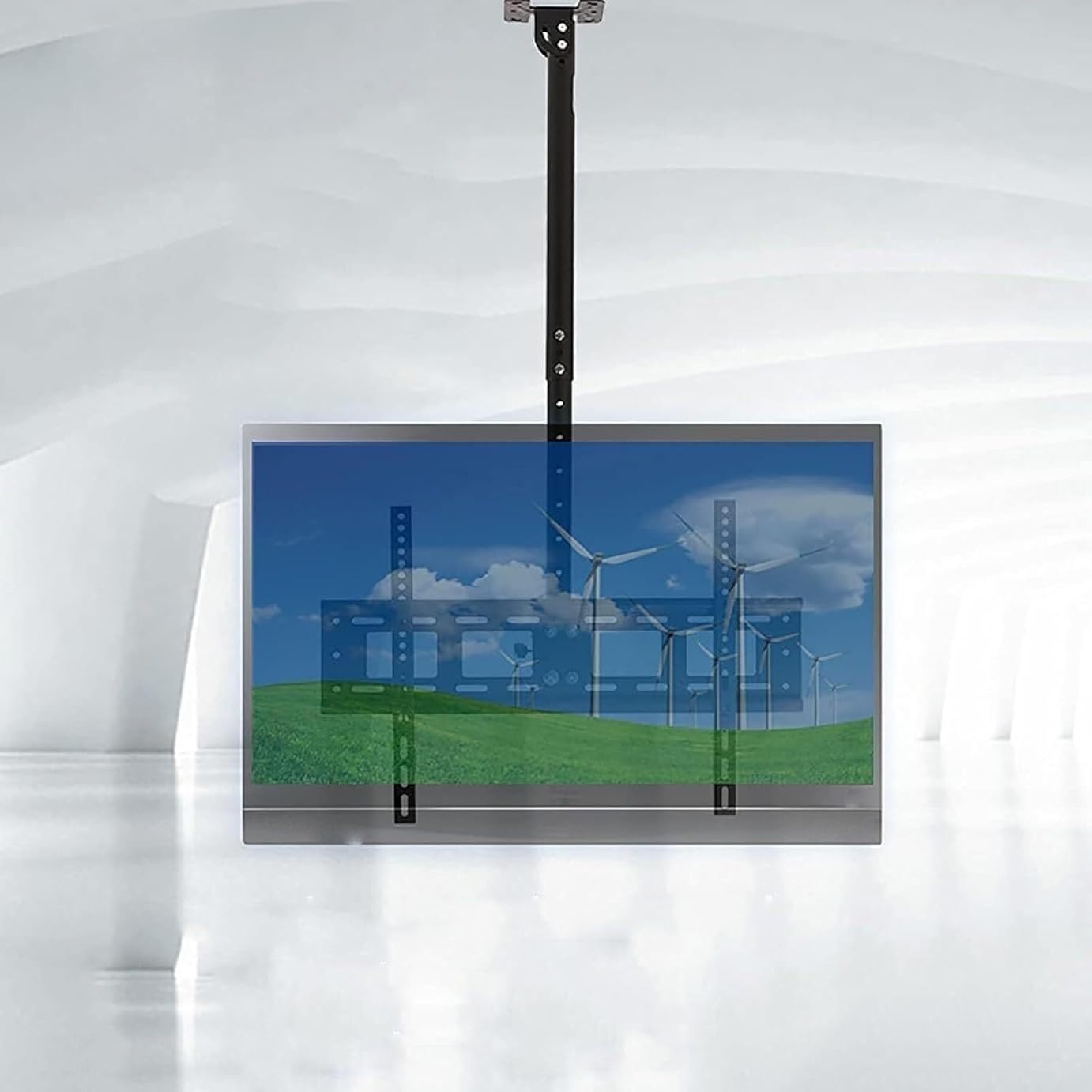 Monitor Arms Tv Mounting Bracket Tv Wall Mount Ceiling Mount Tv Mounting Bracket, Swivel Tilt Swing Tv Mount, Flip Down,65-100cm