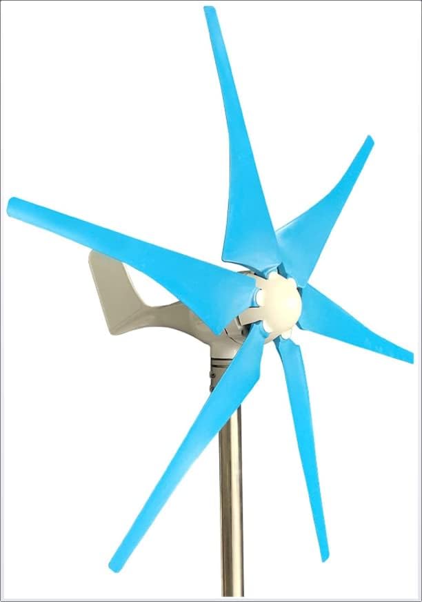 8000W Blue Wind Generator Wind Turbine with Nylon Fibre Use for Farm Boat Home Company Ship