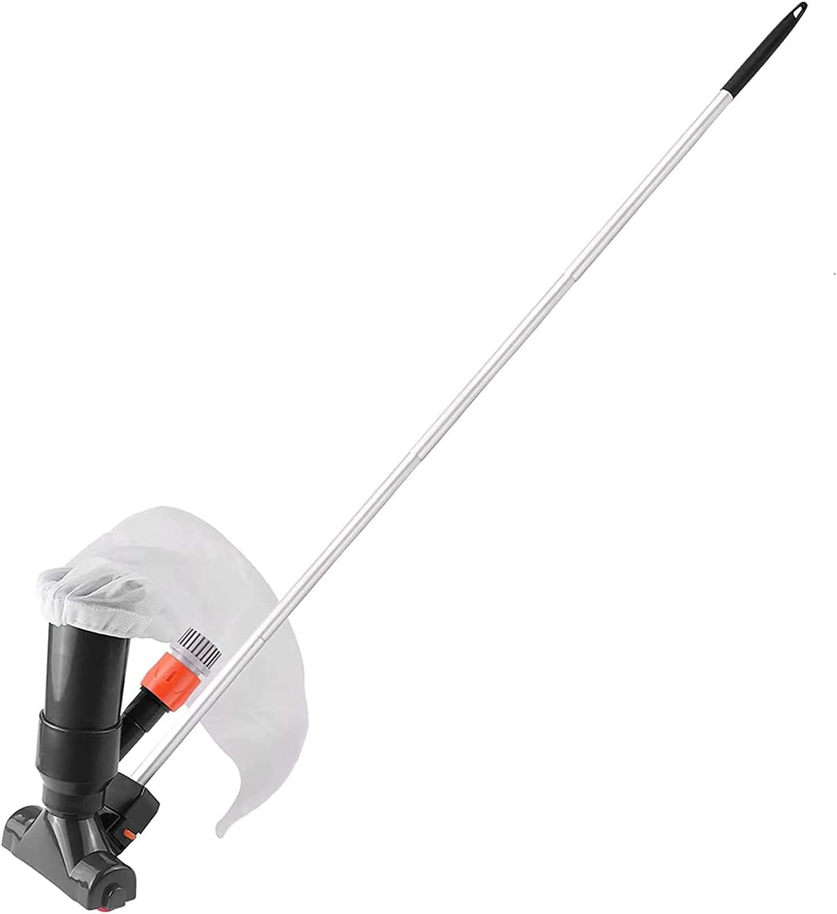 Pool Vacuum Cleaner Kit, Portable Swimming Pool Supplies Accessories with Section Pole and Mesh Bags for Above Ground Pool, SPA, Pond