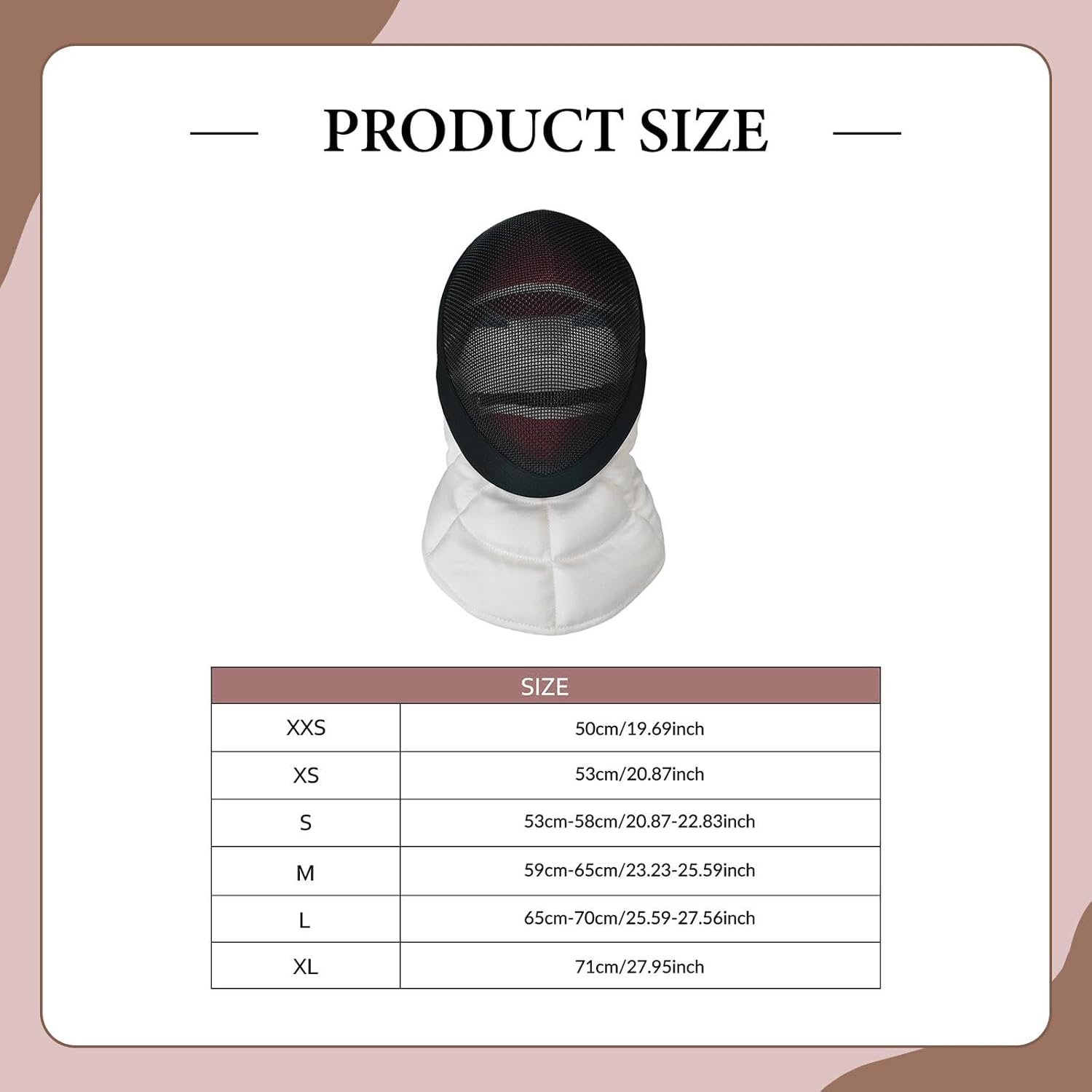 DYNWAVE Fencing Fencing Epee Sports Accessories for Sword Sparring Professional Comfortable Breathable Face Cover Masque
