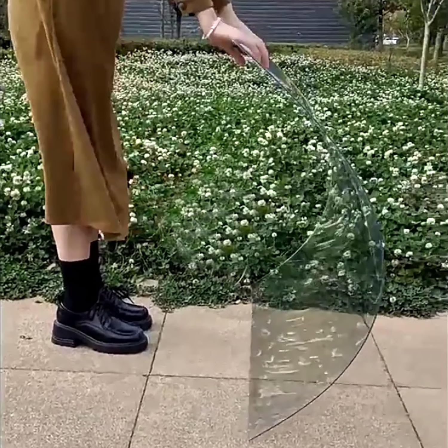 Clear Cladding Walling Roof Sheeting, UV Protection Transparent Rainproof Board, Strong 1.8mm Daylighting Panels, Heat-Insulating Panels for Sun Room, Outdoor Garden and Greenhouse Covering ( Size : 6