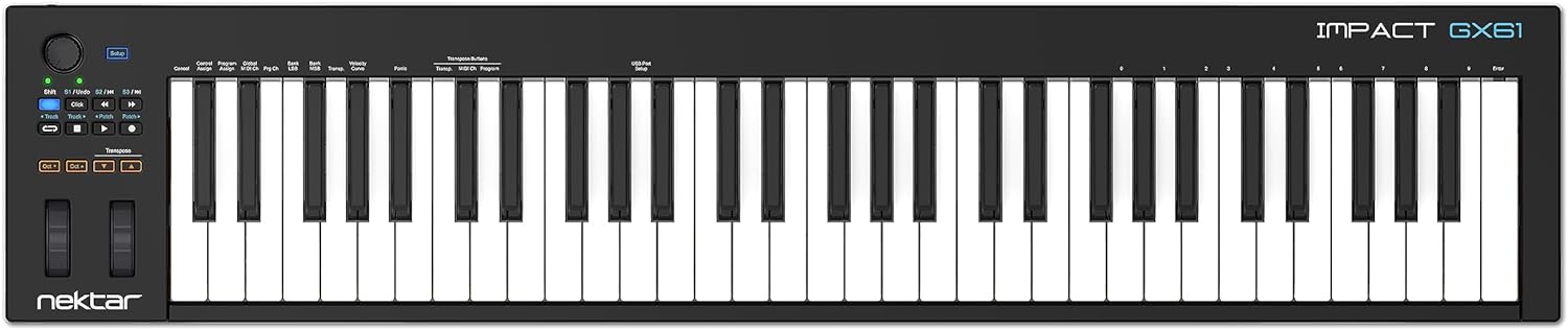 Nektar Impact GX61 USB MIDI Controller Keyboard